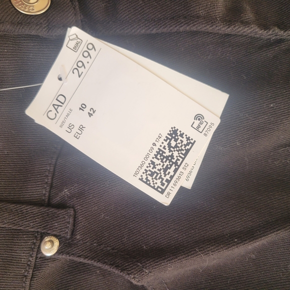 BNWT Black Flares From H&M - Picture 2 of 3